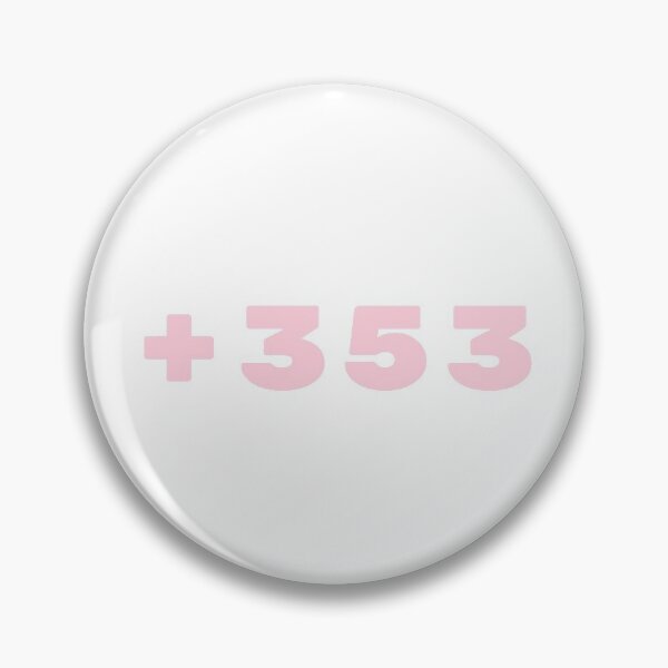 Item preview, +353 Ireland Country Code - Pink designed and sold by DogAccount.