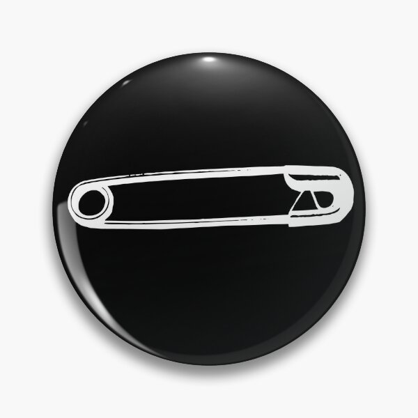Item preview, Safety pin (white) designed and sold by EleYeah.