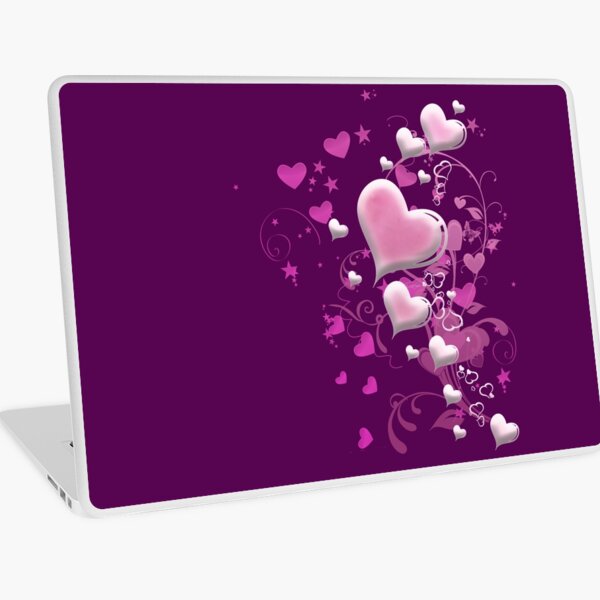 Herzen aus Zuckerguss Laptop Folie