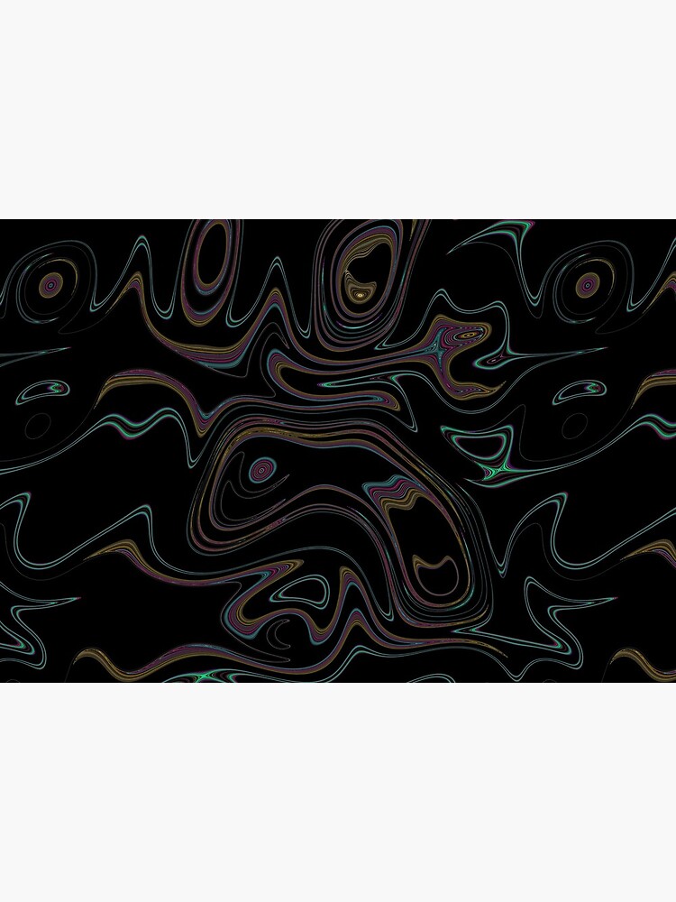 Black Magic Subtle Light Swirls and Spirals by RootSquare