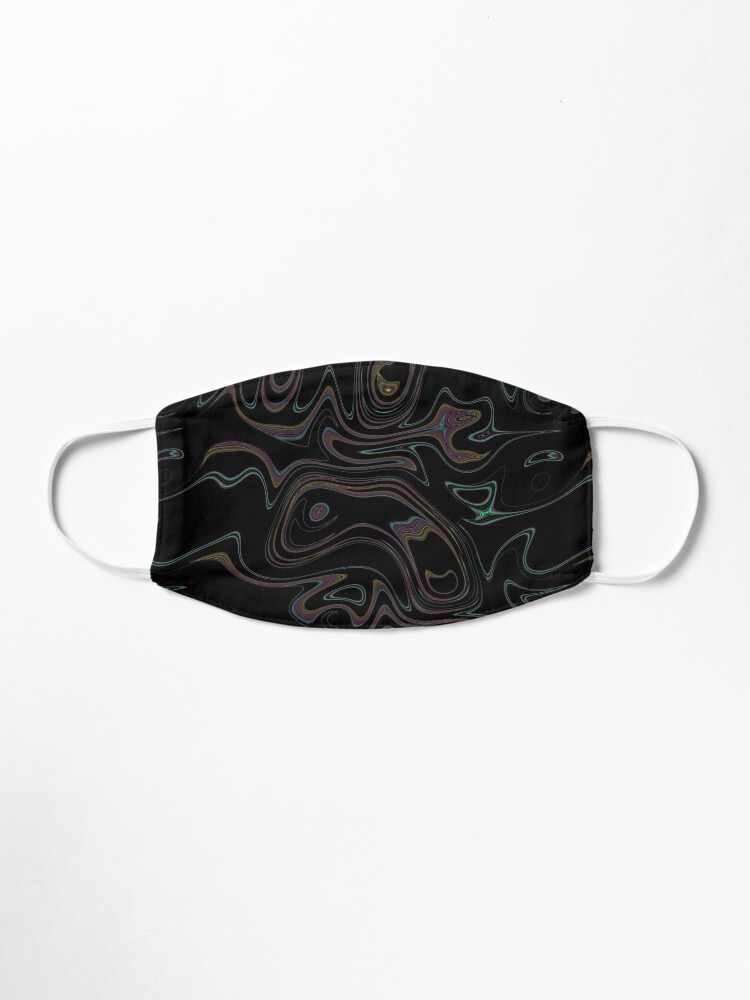 Alternate view of Black Magic Subtle Light Swirls and Spirals Mask