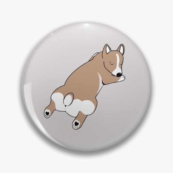 Item preview, Corgi sploot designed and sold by Clara Ryder.