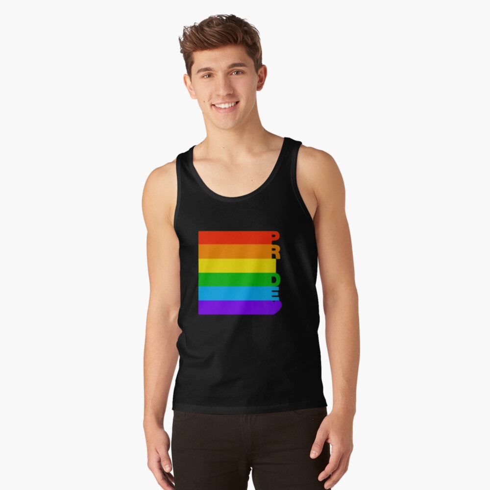 Discover Gay Pride Tank Top Lgbt Support Respect Rainbow Bi Tank Top