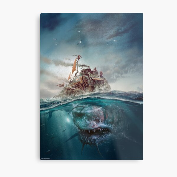Dead Blue Sea Metal Print