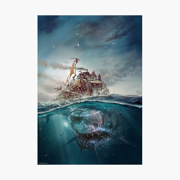 Dead Blue Sea Photographic Print