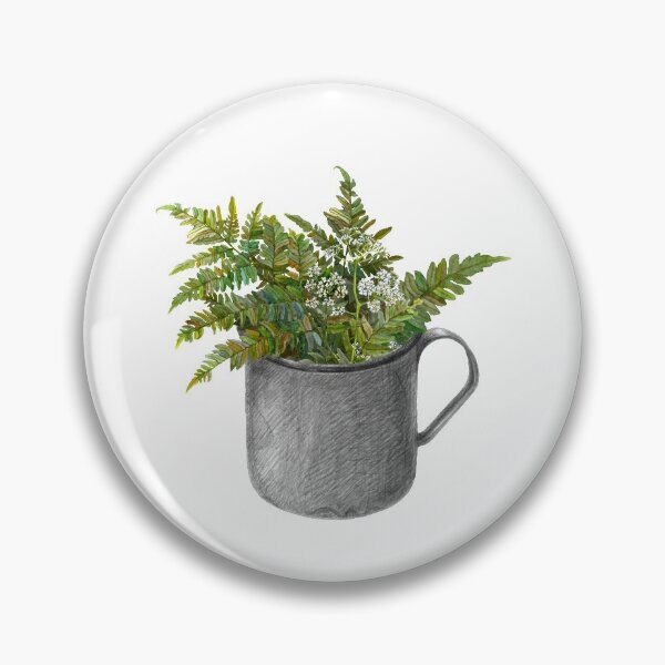 Item preview, Mug with fern leaves designed and sold by stasia-ch.