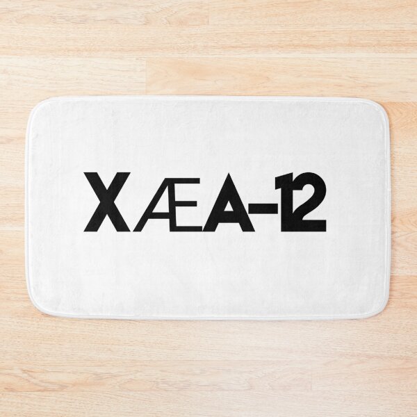 Artikelvorschau, Elon Moschus Sohn X Æ A-12 Grimes Sohn Schwarz Text XÆA-12 XÆA12 entworfen und verkauft von Astrogearstore.