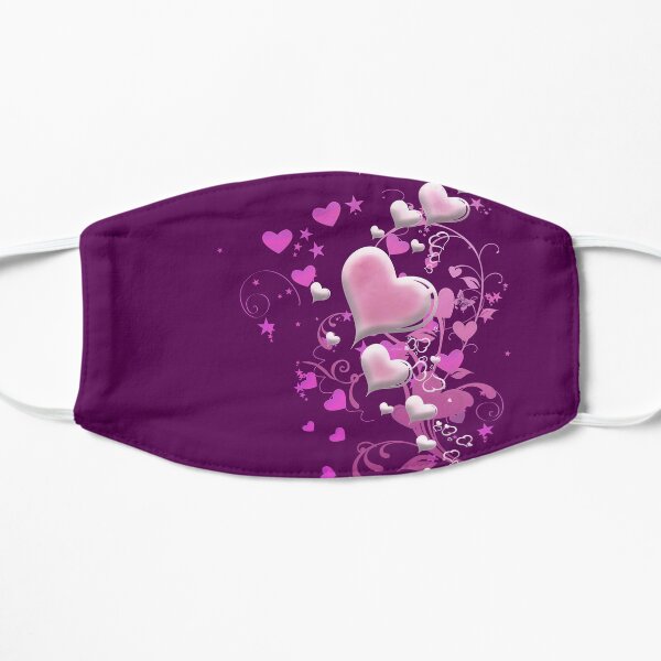 Herzen aus Zuckerguss Flache Maske