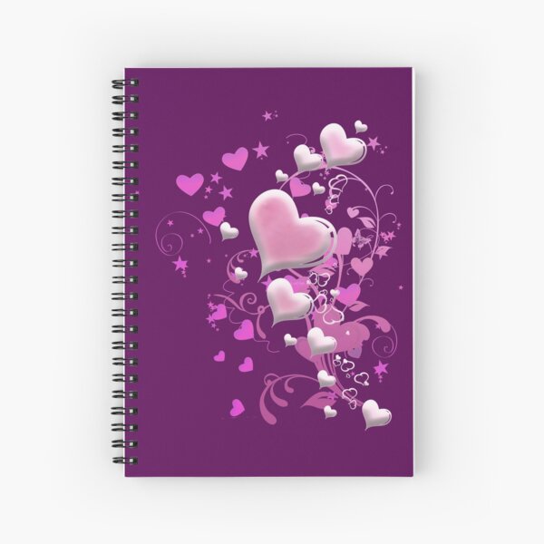 Herzen aus Zuckerguss Spiralblock
