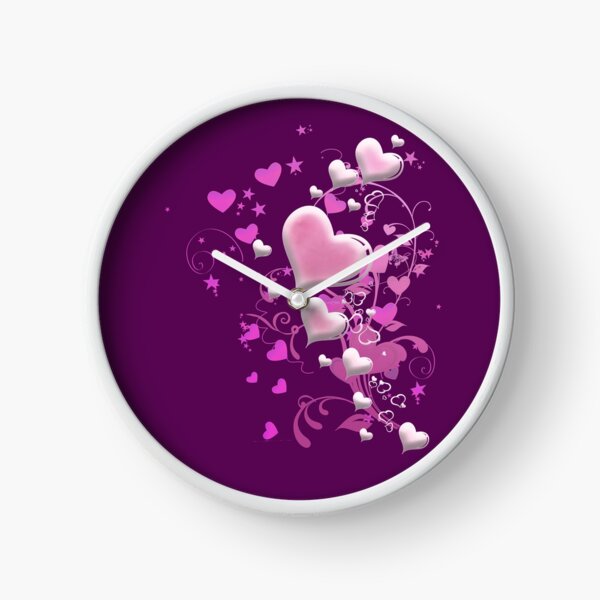 Herzen aus Zuckerguss Uhr