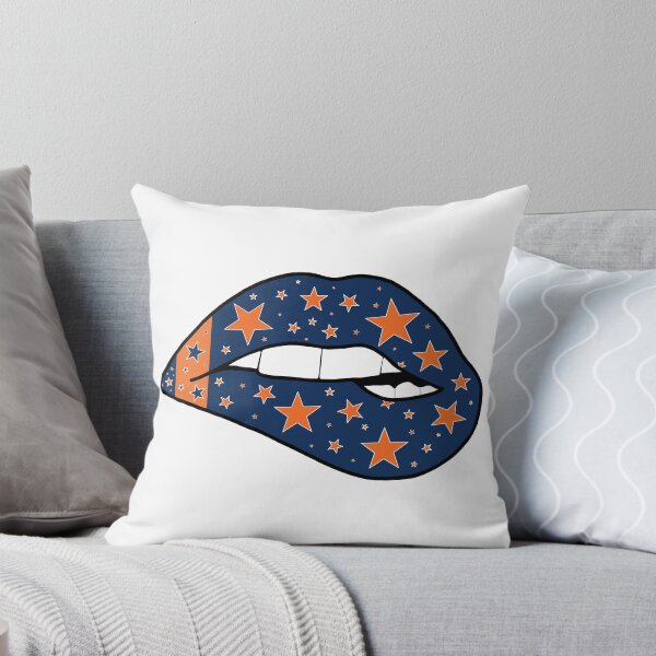Item preview, dark blue and orange star lips designed and sold by livi-maree.