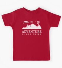 Adventure Is Out There Walking Hiking Trekking T Shirt Kids Tee