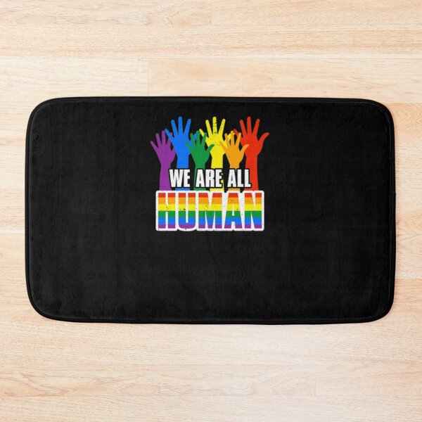 Item preview, Gay Pride We Are All Human Lgbt Awareness Rainbow designed and sold by NancyWheeler32.