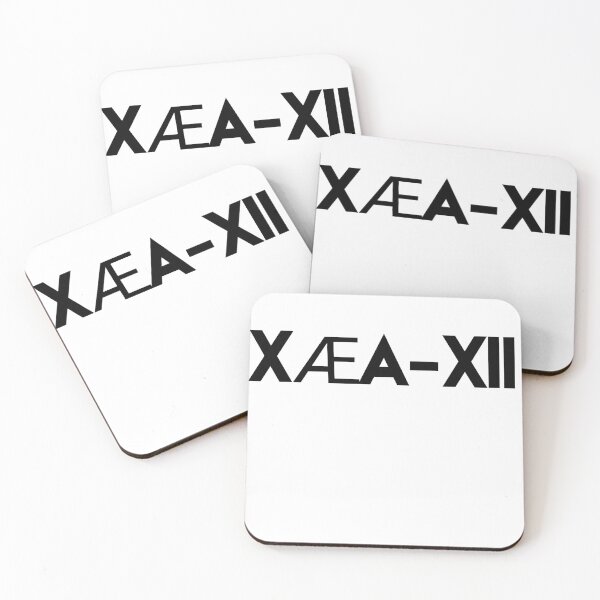 Artikelvorschau, Elon Moschus Sohn X Æ A-XII Grimes Sohn Schwarz Text XÆA-XII XÆAXII entworfen und verkauft von Astrogearstore.