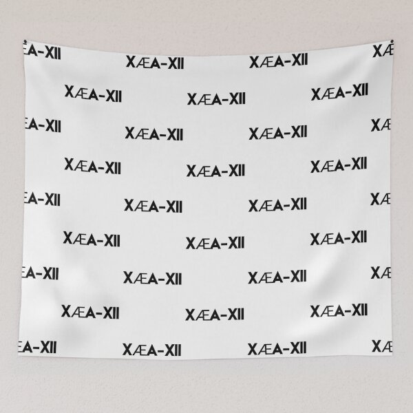 Artikelvorschau, Elon Moschus Sohn X Æ A-XII Grimes Sohn Schwarz Text XÆA-XII XÆAXII entworfen und verkauft von Astrogearstore.