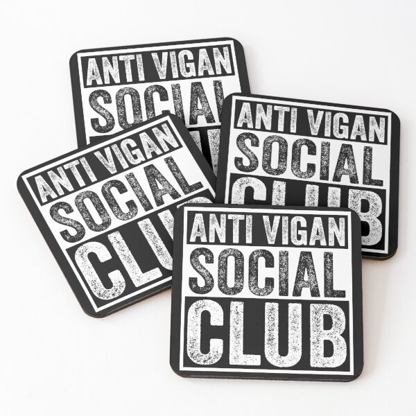Item preview, Anti Vegan Social Club Funny Carnivore Meat Eater designed and sold by inkedtee.