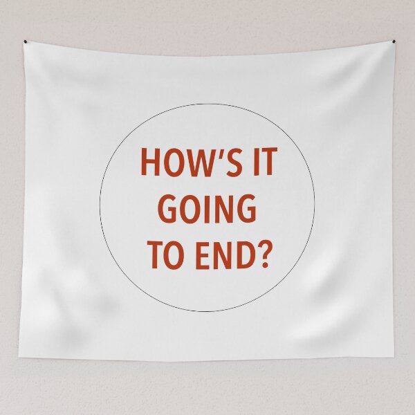 Item preview, How's It Going To End? Truman Show Sticker designed and sold by Eunice Marie.