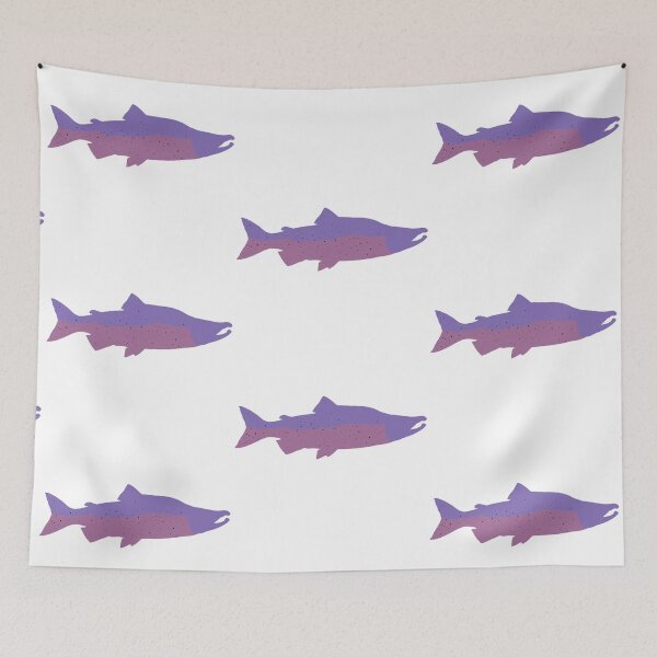 Item preview, Salmon fishing designed and sold by Noah357.