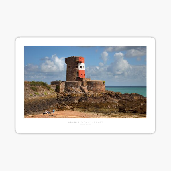 Archirondel Beach, Jersey Sticker