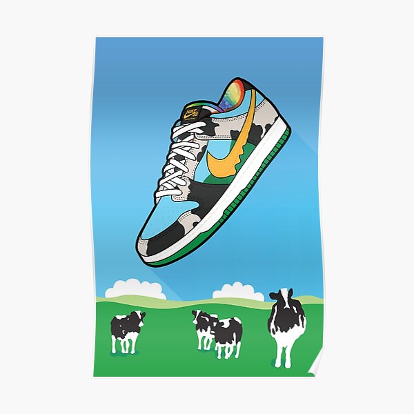 Sneaker de crème glacée Hypebeast inspiré Poster