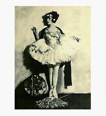 Vintage Ballet Dancer photo Photographic Print