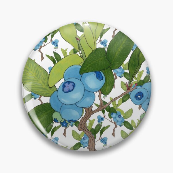 Item preview, blueberry and pattern  designed and sold by AnnaBaldon.