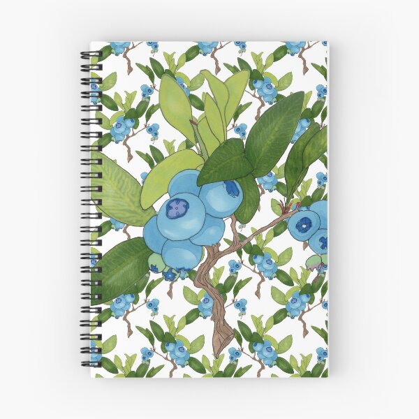 Item preview, blueberry and pattern  designed and sold by AnnaBaldon.
