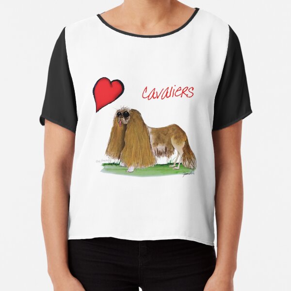i love fun cavaliers, tony fernandes Chiffon Top