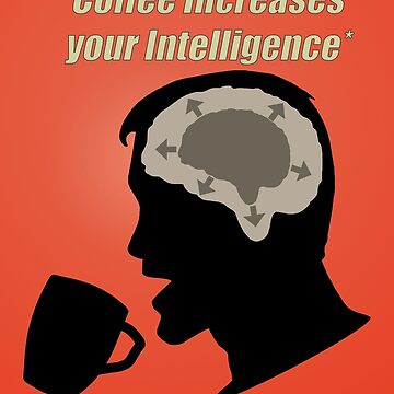 Artwork thumbnail, Coffee Intelligence (Fake Advert Humour) by WayneBrant