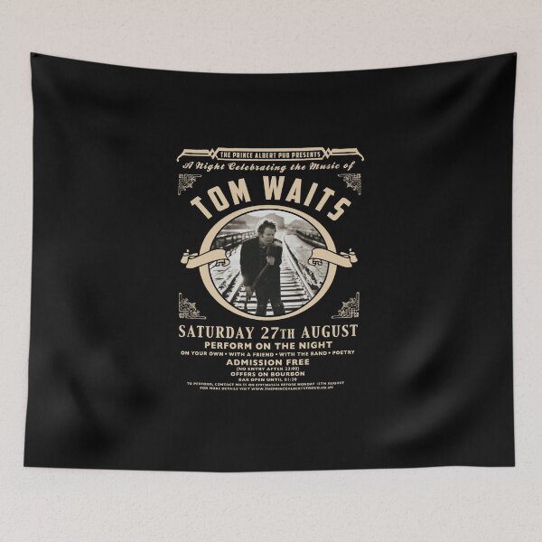 Item preview, Tom Waits Event Concert Poster designed and sold by jwebmarket.