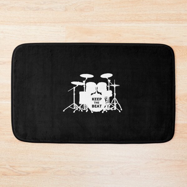 Item preview, Drums - Keep the beat (white) designed and sold by EleYeah.