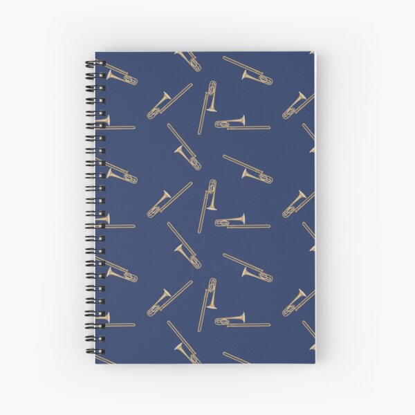 Item preview, Trombone on blue designed and sold by kobyakov.