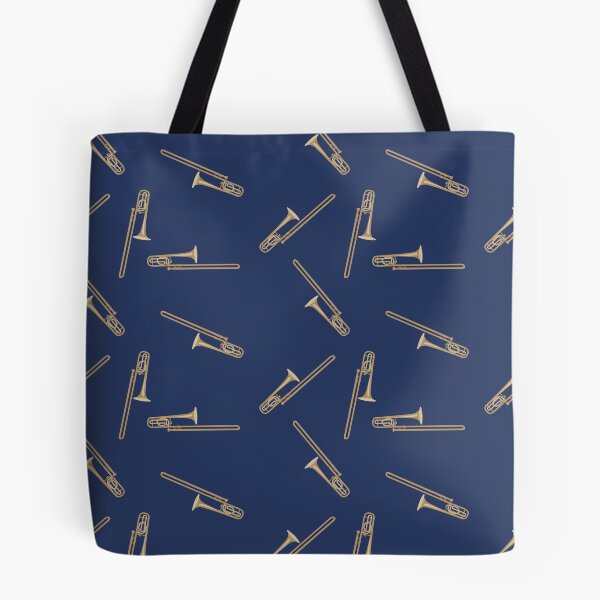 Item preview, Trombone on blue designed and sold by kobyakov.
