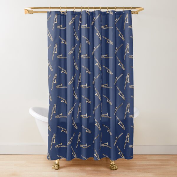 Item preview, Trombone on blue designed and sold by kobyakov.