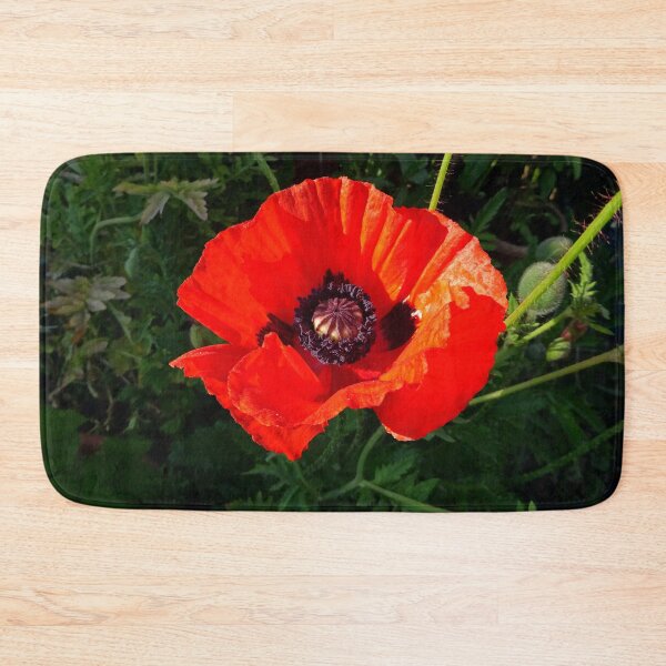 Item preview, Stunning Large Red Orange Poppy Flower designed and sold by shufti.