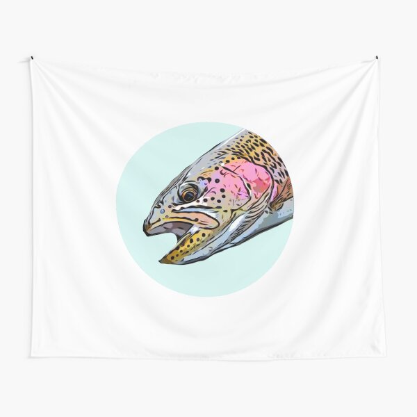 Vista previa del artículo con la obra «Pesca de trucha arcoiris», diseñado y vendido por Noah357.