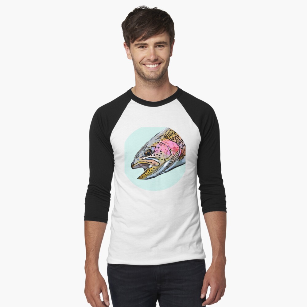 Vista previa del artículo con la obra «Camiseta ¾ estilo béisbol», diseñado y vendido por Noah357.