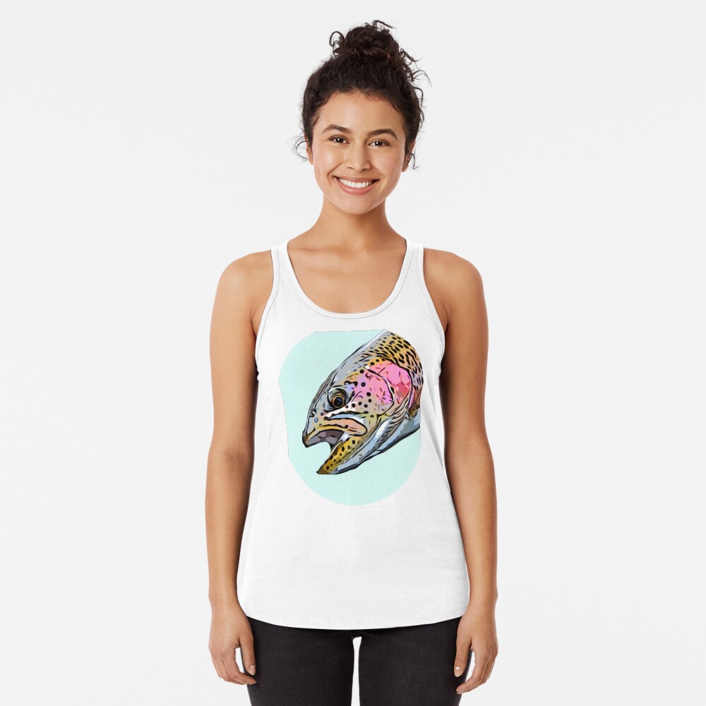 Vista previa del artículo con la obra «Camiseta con espalda nadadora», diseñado y vendido por Noah357.