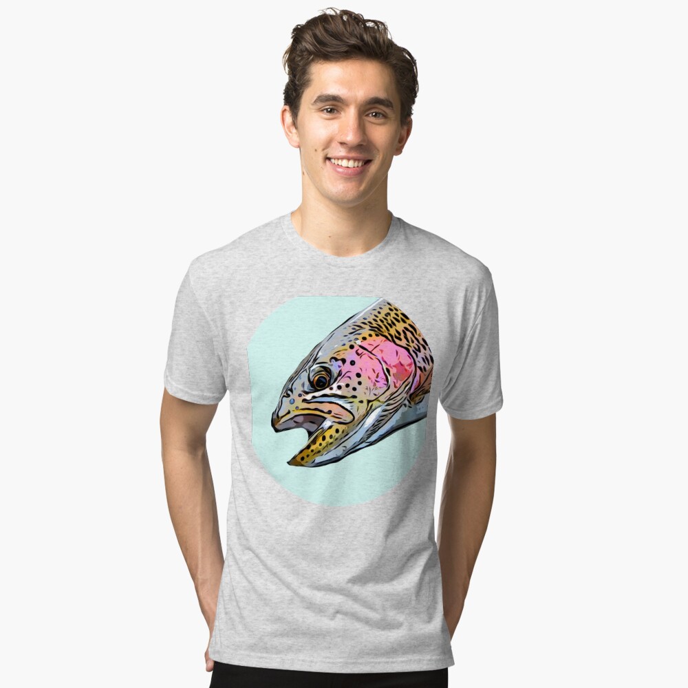 Vista previa del artículo con la obra «Camiseta de tejido mixto», diseñado y vendido por Noah357.
