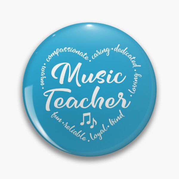 Item preview, Music teacher with heart, music education, music ed,  teach, teacher, creativity, gift for music teacher designed and sold by mbdesign23.