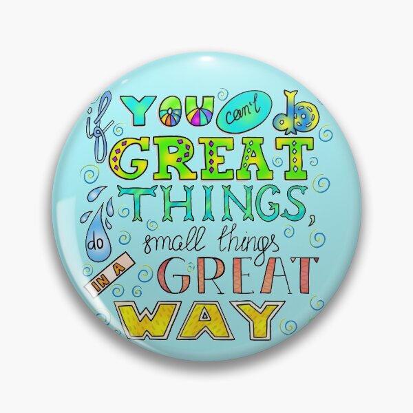 Item preview, if you can't do great things do small things in a great way  T-shirt ajusté designed and sold by marcoliyp.