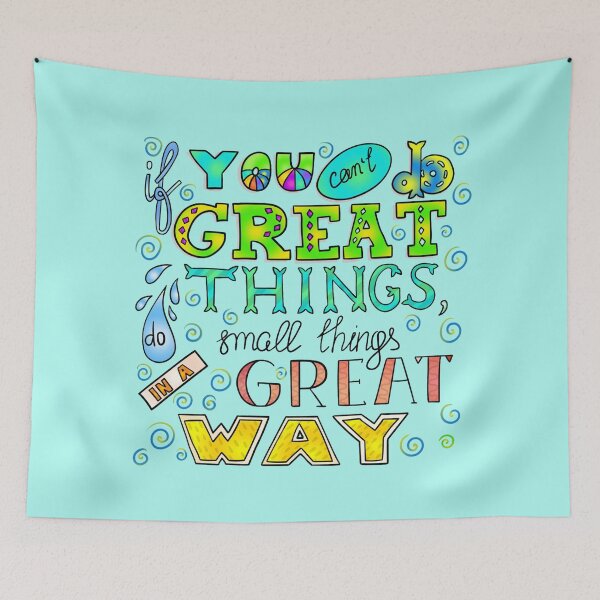 Item preview, if you can't do great things do small things in a great way  T-shirt ajusté designed and sold by marcoliyp.