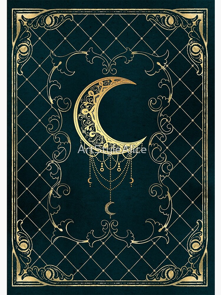 Magic moon spell book by ArtStyleAlice