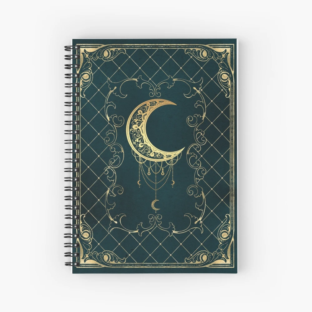 Witchy Moon Blank Book Journal, Handmade Notebook from NOMAD Moon Magic –  The Boho Depot