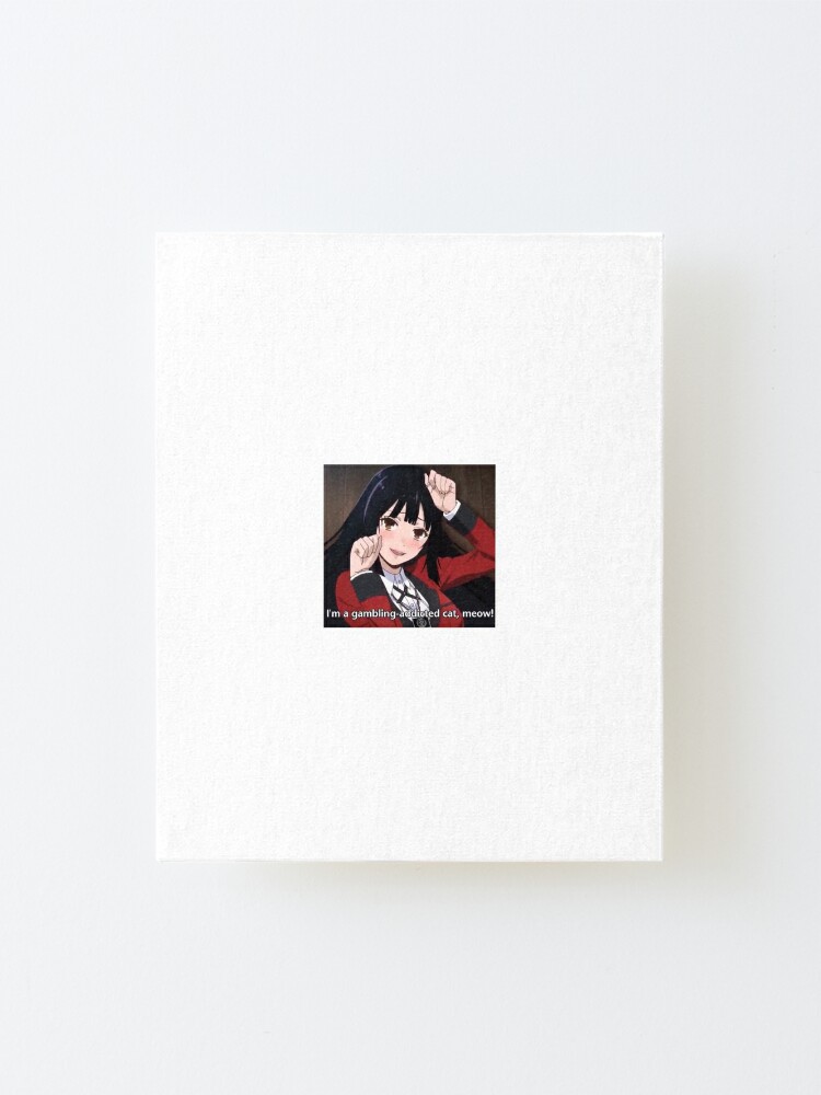 kakegurui anime sticker mounted print for sale by debracornell97 redbubble