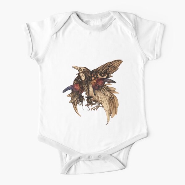 Magic Bird Short Sleeve Baby One-Piece