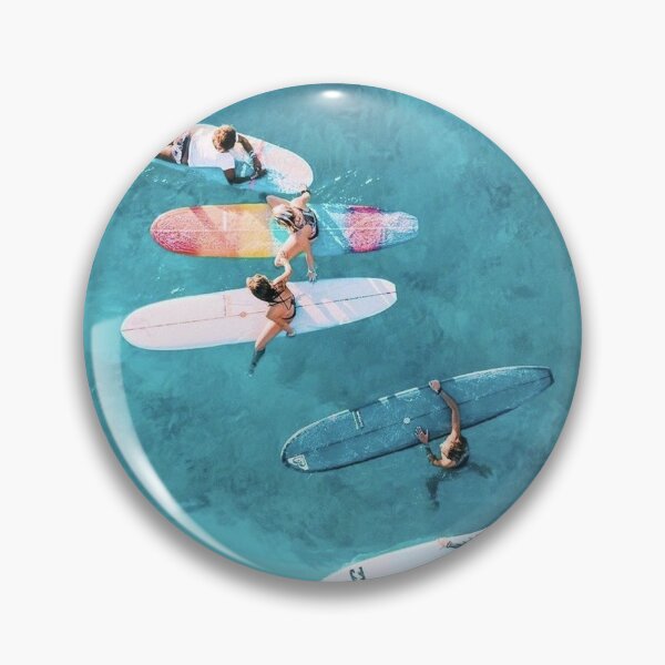Aperçu de l'œuvre surfing, ron jon, blue waters sticker créée et vendue par emeraldssun.