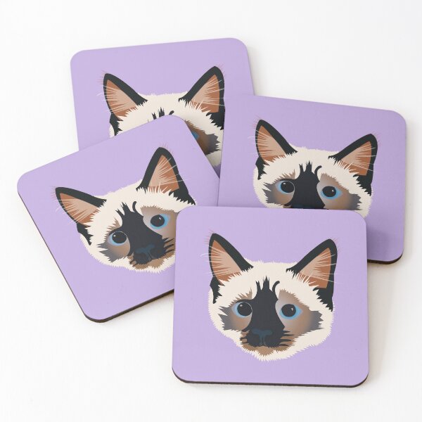 Item preview, Adorable Siamese Cat designed and sold by KCPetPortraits.