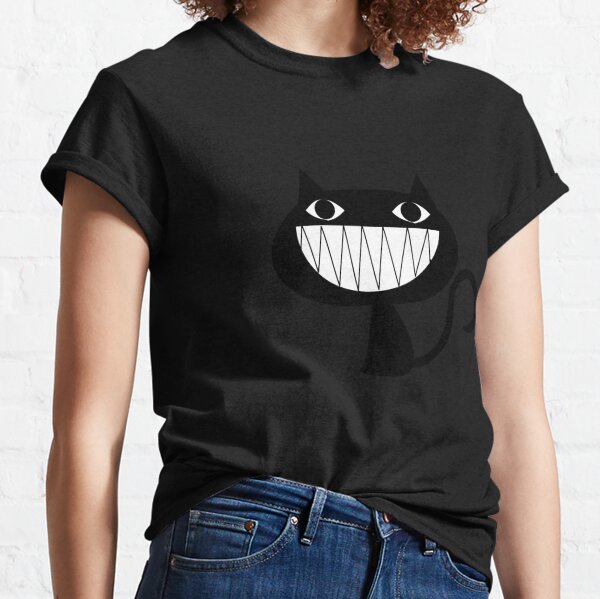 Scheming Cat Smile Classic T-Shirt