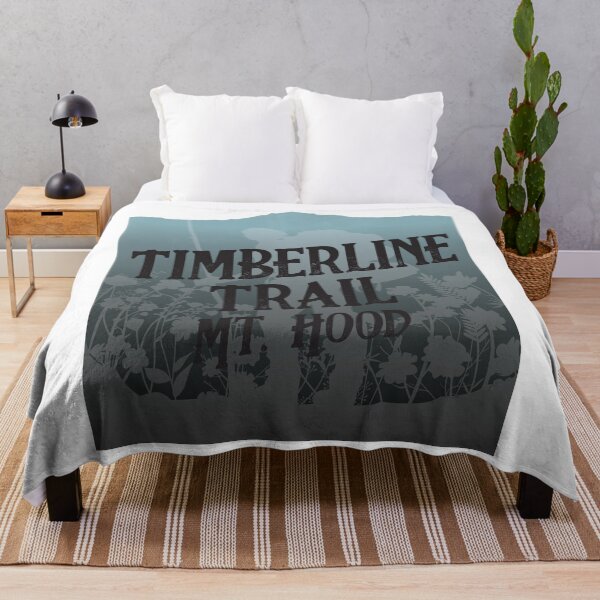 Timberline Trail Throw Blankets for Sale Redbubble